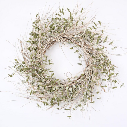 Minimalist Eucalyptus Twig Door Wreath