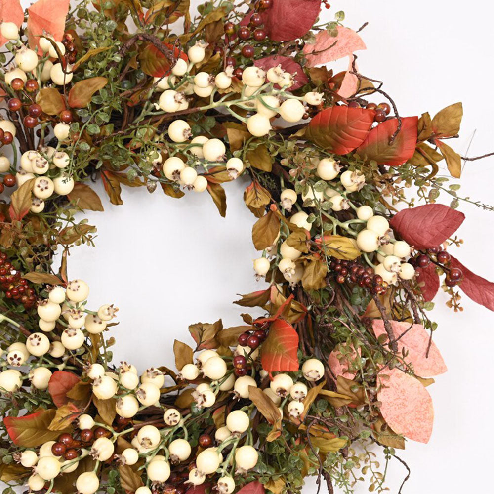 24" Autumn Wild Berry Grapevine Wreath